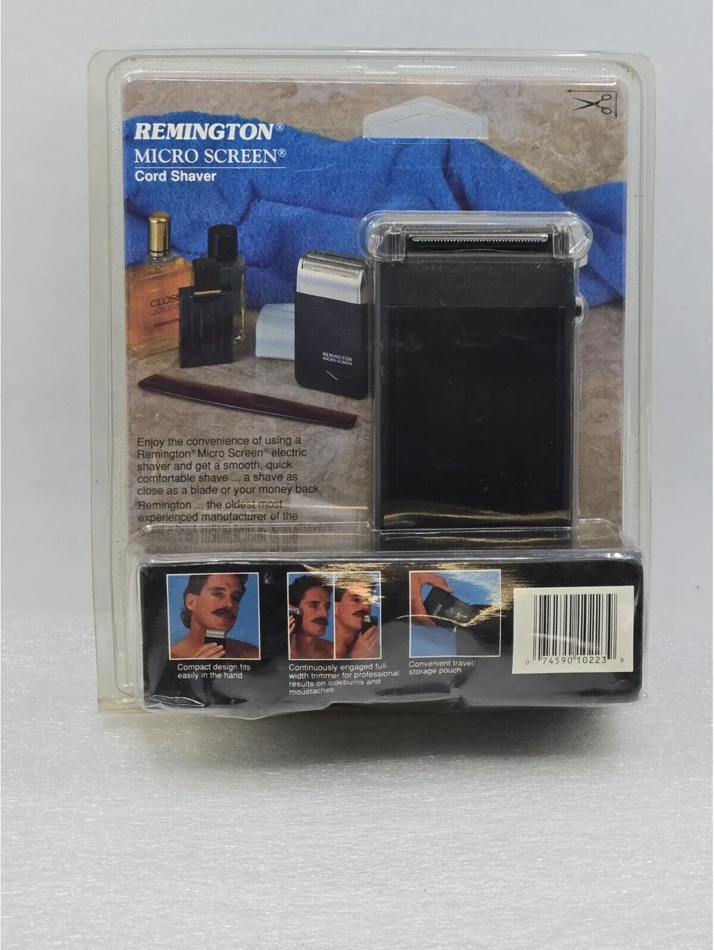 Vintage Remington Micro Screen Cord Shaver XLR-810BP Made In USA NOS